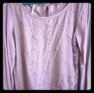 Lace Long Sleeve Blouse